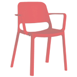 Unisit Seduta attesa Nuke NKBR corallo braccioli inclusi