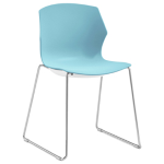 Unisit Seduta attesa No Frill NFS celeste senza braccioli