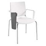 Unisit Seduta attesa Atenea ATBRT bianco con braccioli inclusi e tavoletta