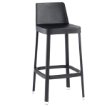 Unisit Sgabello Tapas TAPSA nero senza braccioli