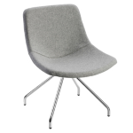 Unisit Poltroncina visitatore Tosca TO4CV grigio chiaro senza braccioli