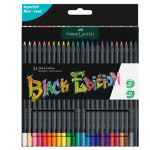 Astuccio 24 matite colorate triangolare Black Edition Faber-Castell