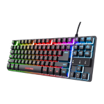 Tastiera gaming in metallo con illuminazione LED multicolore GX833 THADO_Trust