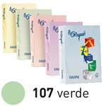 Carta LECIRQUE A3 80gr 500fg verde pastello 107 FAVINI