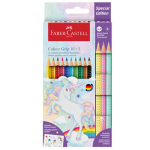 FABER-CASTELL Astuccio 10+3 matite Colour Grip colori assortiti Faber Castell