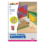 10FG CARTONCINO ONDULATO 50X70CM ROSA ART 2206/8 CWR