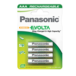 BLISTER 4 PILE MINISTILO RICARICABILI AAA 1,2V INFINIUM PANASONIC