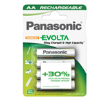 BLISTER 4 PILE STILO RICARICABILI AA 1,2V INFINIUM PANASONIC