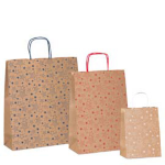 REX SADOCH Shopper natale stelline colori assortiti 26x12x36cm Sadoch