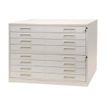 Tecnotelai Portadisegni orizzontale a 8 cassetti per fogli A0 metallo 137x96x122cm