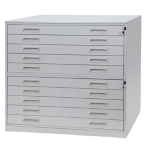 Tecnotelai Portadisegni orizzontale a 10 cassetti per fogli A0 metallo 137x96x122cm