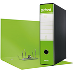 Registratore OXFORD G83 verde lime dorso 8cm f.to commerciale ESSELTE