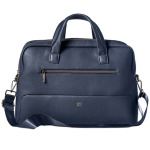 IN TEMPO Borsa c/manici Gate Trended ecopelle dim. 41x30x15cm blu InTempo