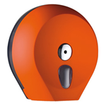 MAR PLAST Dispenser carta igienica Midi Jumbo Ã˜23cm orange Soft Touch