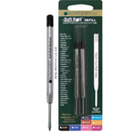 MONTEVERDE Blister 2 refill per SFERA Parker NERO PUNTA MEDIA