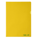 25 cartelline a L 22X30 PE Bio-Based giallo liscio superior Favorit