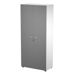 ARTEXPORT Armadio alto ante sup. vetro+ante inf. melam. rovere/ante antracite ESSENCE