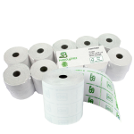 SABACART Blister 10 rotoli RC carta termica LUNGA DURATA 59,5mm x 60mt D68mm