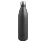 No Brand Bottiglia termica in acciaio inox grigio antracite 0,75L