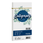 25 buste Calligraphy Shiro Eco 120gr 110x220mm cenere Favini