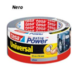 NASTRO ADESIVO 25mtx50mm NERO tesa Extra Power Universal