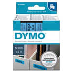 NASTRO DYMO TIPO D1 (12MMX7M NERO/BLU 450160