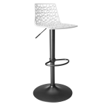 Sgabello Spider Gas base nero opaco / verde anice Grandsoleil