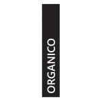 MEDIALINTERNATIONAL Etichetta in vinile con stampa ''ORGANICO'' per raccolta differenziata