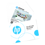 Hp carta fotografica 65 lb, 5 x 5 in. (127 x 127 mm, 20 fogli