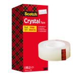 Value Pack 7+1 Nastri adesivi 19mmx33m Scotch Crystal Clear 600