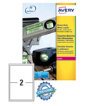 Poliestere adesivo L7068 bianco 20fg A4 199,6x143,5mm (2et/fg laser Avery