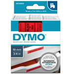 NASTRO DYMO TIPO D1 (19MMX7MT) NERO/ROSSO 458070