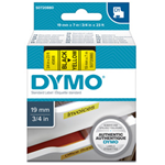 NASTRO DYMO TIPO D1 (19MMX7MT) NERO/GIALLO 458080