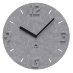 Orologio da parete PET effetto 3D D55cm grigio Alba
