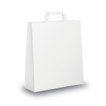 Mainetti Bags SCATOLA 300 SHOPPERS 26x11x34,5CM BIANCO NEUTRO PIATTINA