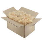 No Brand Scatola trucciolo da imballaggio in legno color paglia 1kg