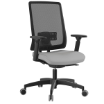 Unisit Poltrona semidirezionale X-Pro Grigio c/ braccioli regolabili