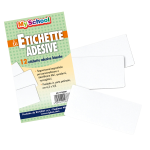 Colorosa Bustina 12 etichette segnanomi 6,3x2,8cm bianco Ri.Plast