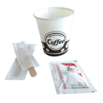 FPP Serving Kit 50 bicchierini +50 bustine zucchero +50 palettine