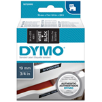 NASTRO DYMO TIPO D1 (19MMX7MT) BIANCO/NERO 458110