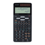 Sharp Calcolatrice Scientifica EL-W506T-Argento