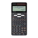 Sharp Calcolatrice Scientifica EL-W531TG-Bianco