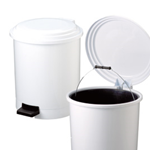 Medial International PATTUMIERA A PEDALE RUF IN PPL BIANCO 40Lt