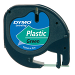 NASTRO IN PLASTICA DYMO LETRATAG 12MMX4M VERDE 912040