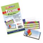 Colorosa Set 6 taschine adesive c/cartoncino portanome 8,2x5,2cm Ri.Plast
