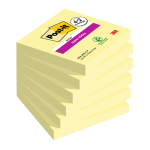 Value pack 4+2 Post-itÂ® Super Sticky, Giallo Canary, 76x76 mm 90 fogl/blocco