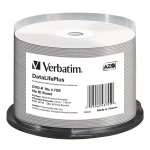 VERBATIM SCATOLA 50 Professional WIDE THERMAL PRINTABLE NO ID 16 4.7GB / 120'