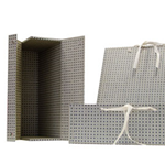 BREFIOCART "SCATOLA ARCHIVIO IN LEGNO ""UNIVERSALE"" C/FETTUCCIA 38X27CM DORSO 12"