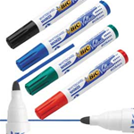 ASTUCCIO 4 MARCATORI P.TONDA Whiteboard VELLEDA 1701 Recycled BIC