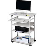 DURABLE PC WORKSTATION SYSTEM 75 VH GRIGIO